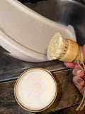 Solid Dish Soap + Bamboo Brush