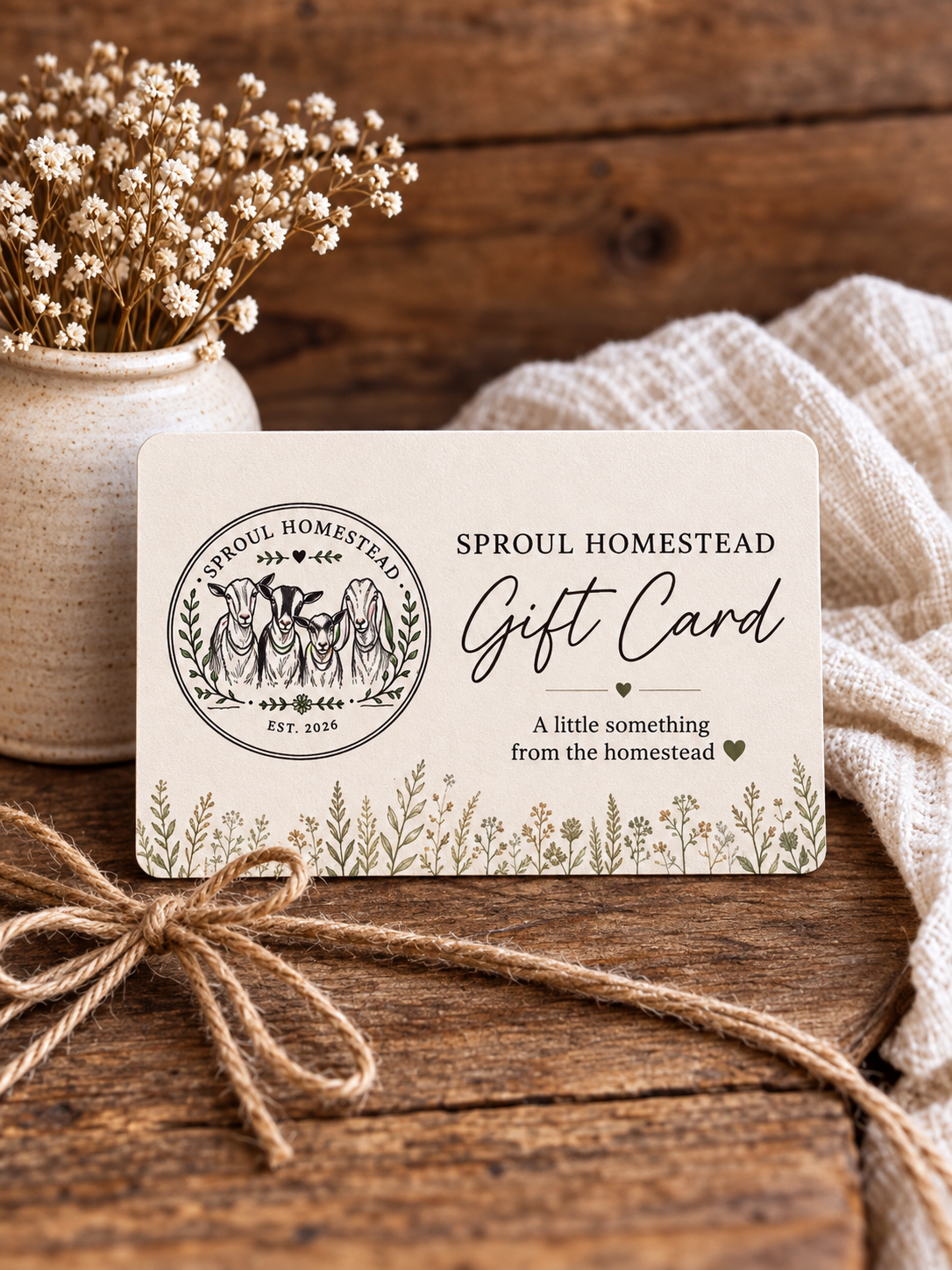 Sproul Homestead Gift Card