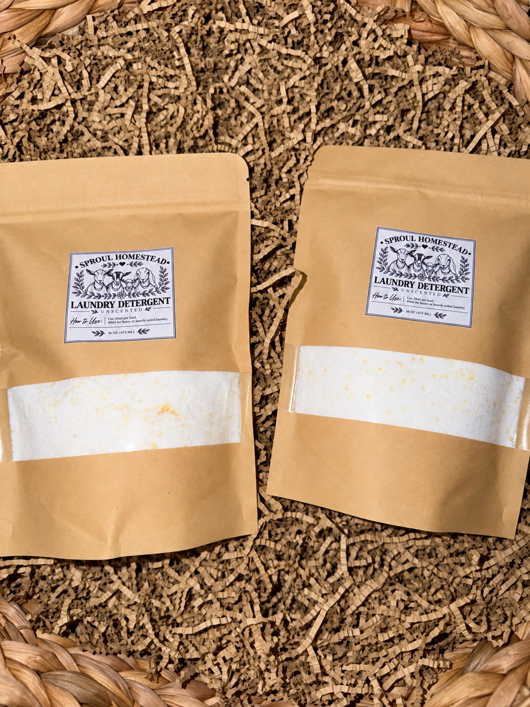Fragrance-Free Powdered Laundry Detergent