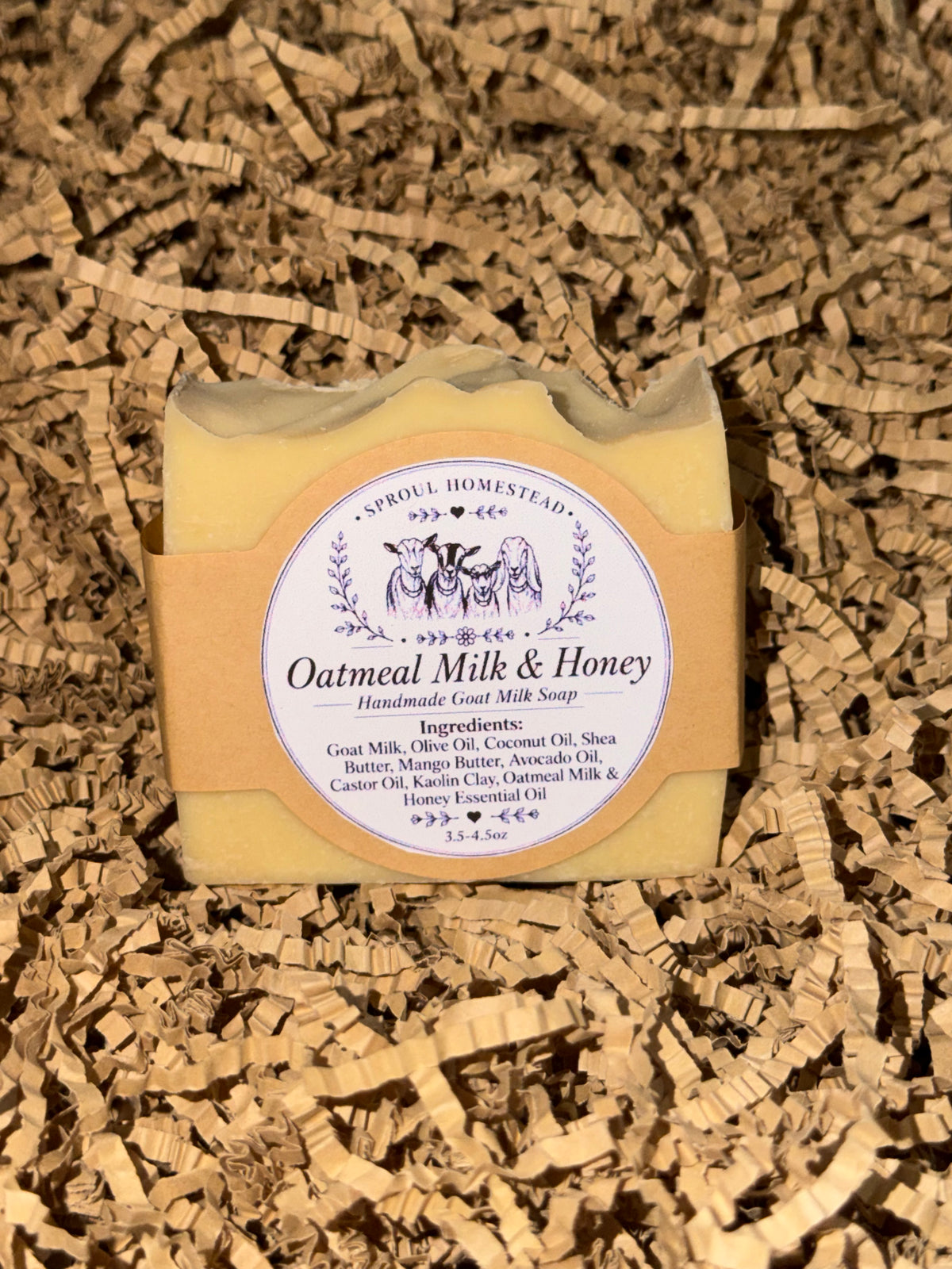 Oatmeal Milk & Honey Soap Bar