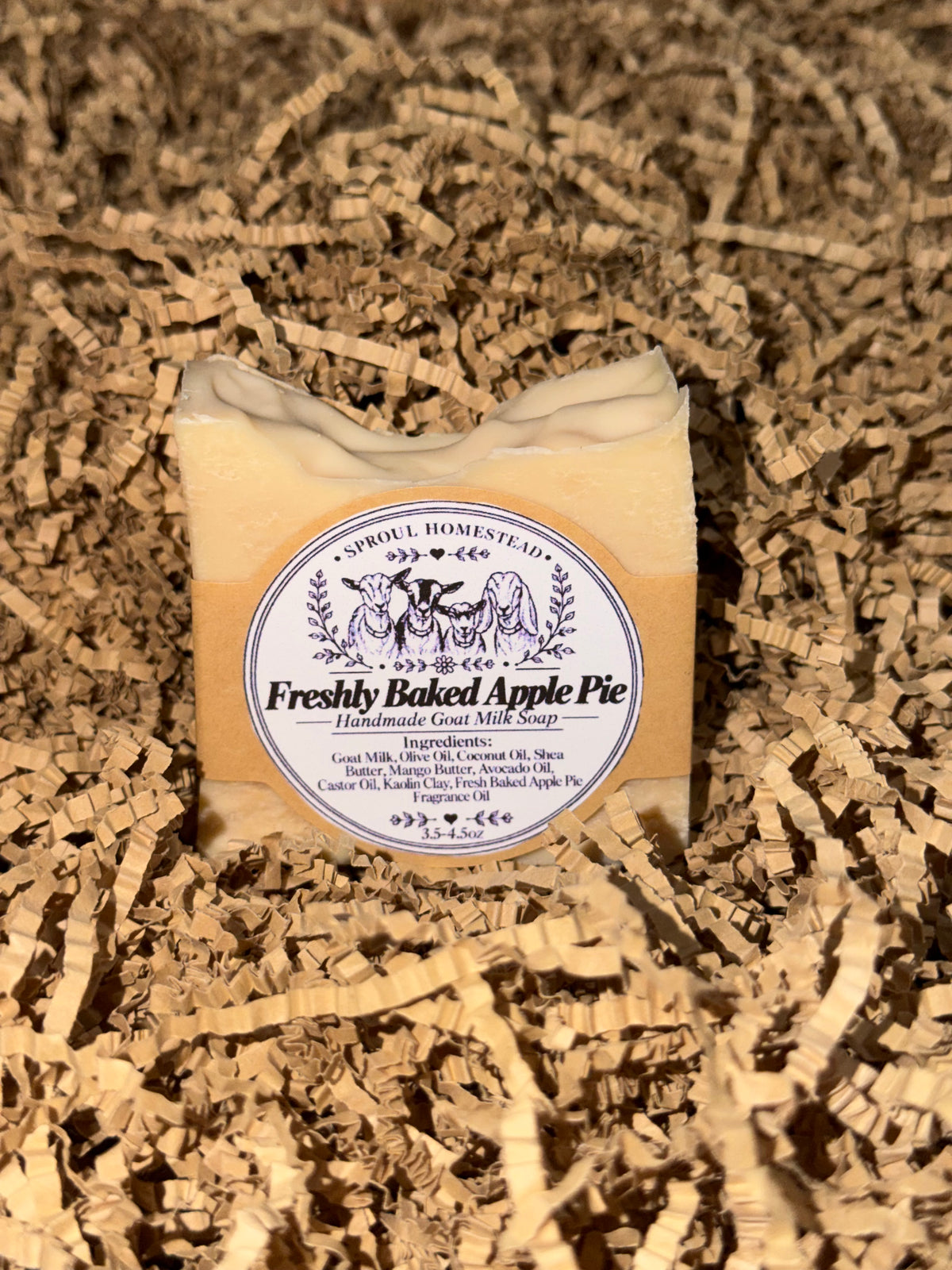 Freshly Baked Apple Pie Goat Milk Soap