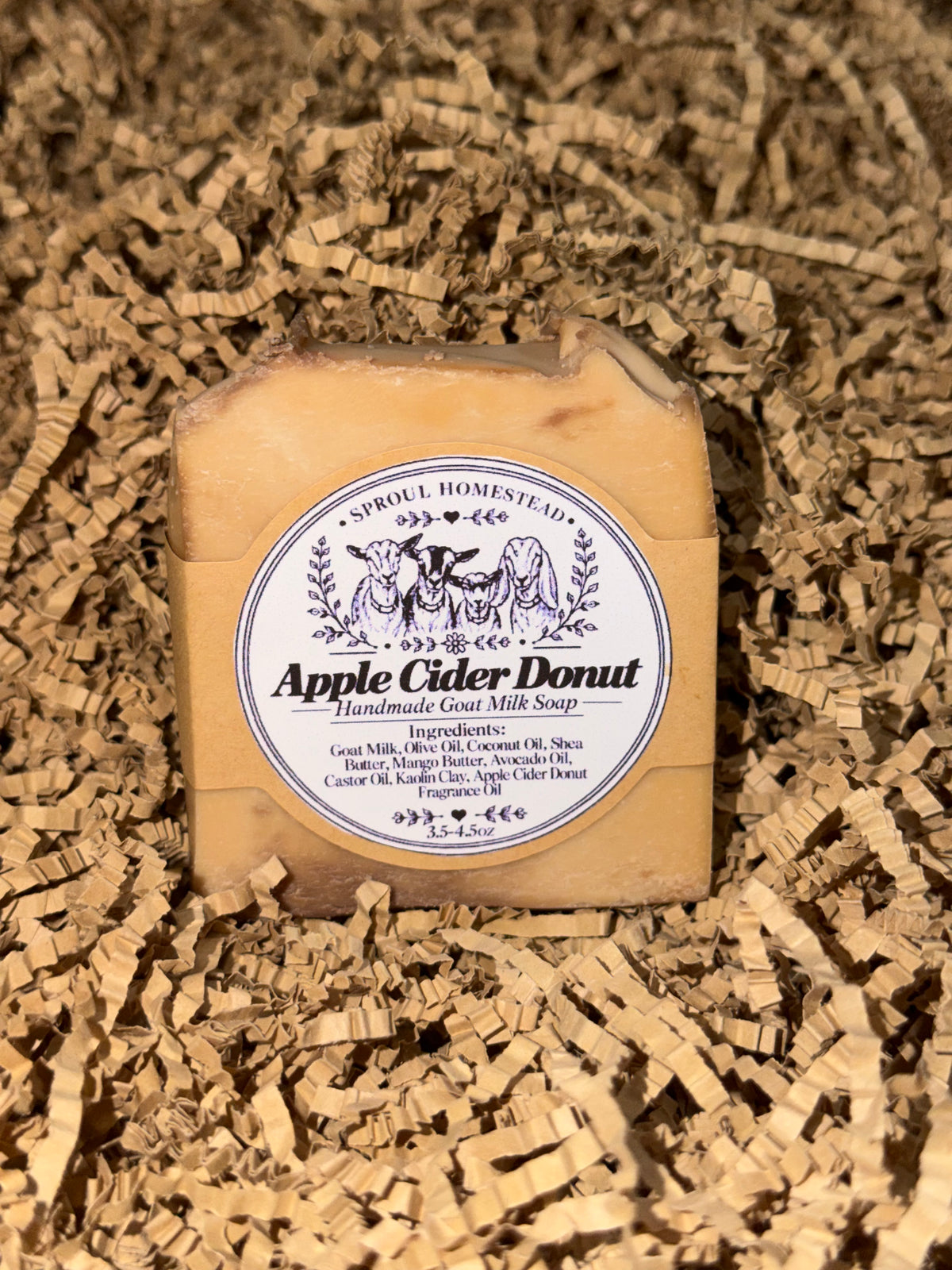 Apple Cider Donut Goat Milk Soap Bar
